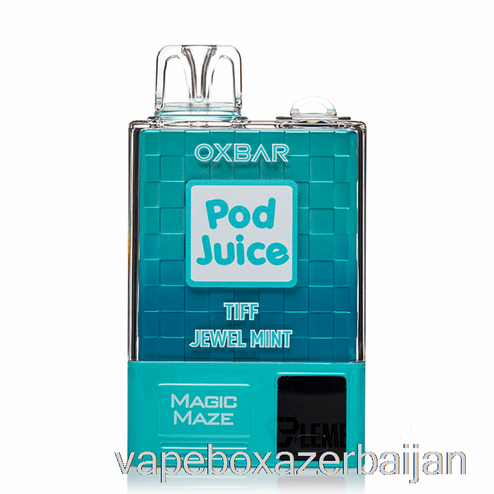 Vape Box Azerbaijan OXBAR Magic Maze Pro 10000 Disposable Tiff Jewel Mint - Pod Juice